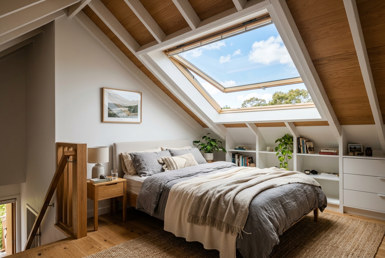 Roof Windows — Turn an attic or loft into a bright, livable room.