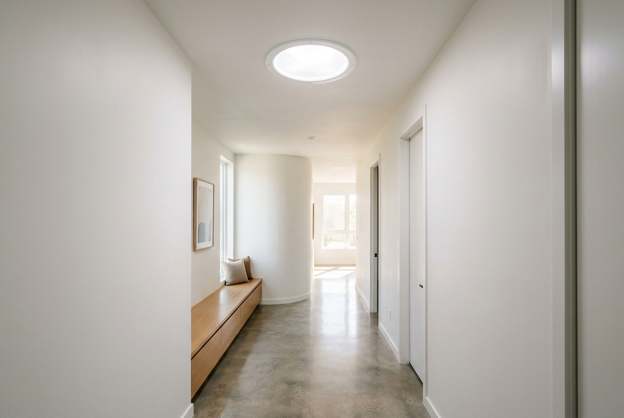 Sun Tunnels — Daylight for halls, baths, and closets — no attic room needed.
